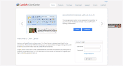 Desktop Screenshot of clientcenter.cutesoft.net