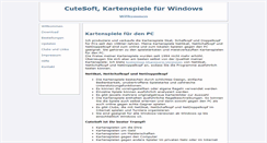 Desktop Screenshot of cutesoft.com